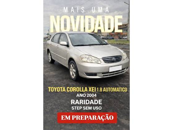 TOYOTA COROLLA 1.8 XEI 16V GASOLINA 4P AUTOMÁTICO